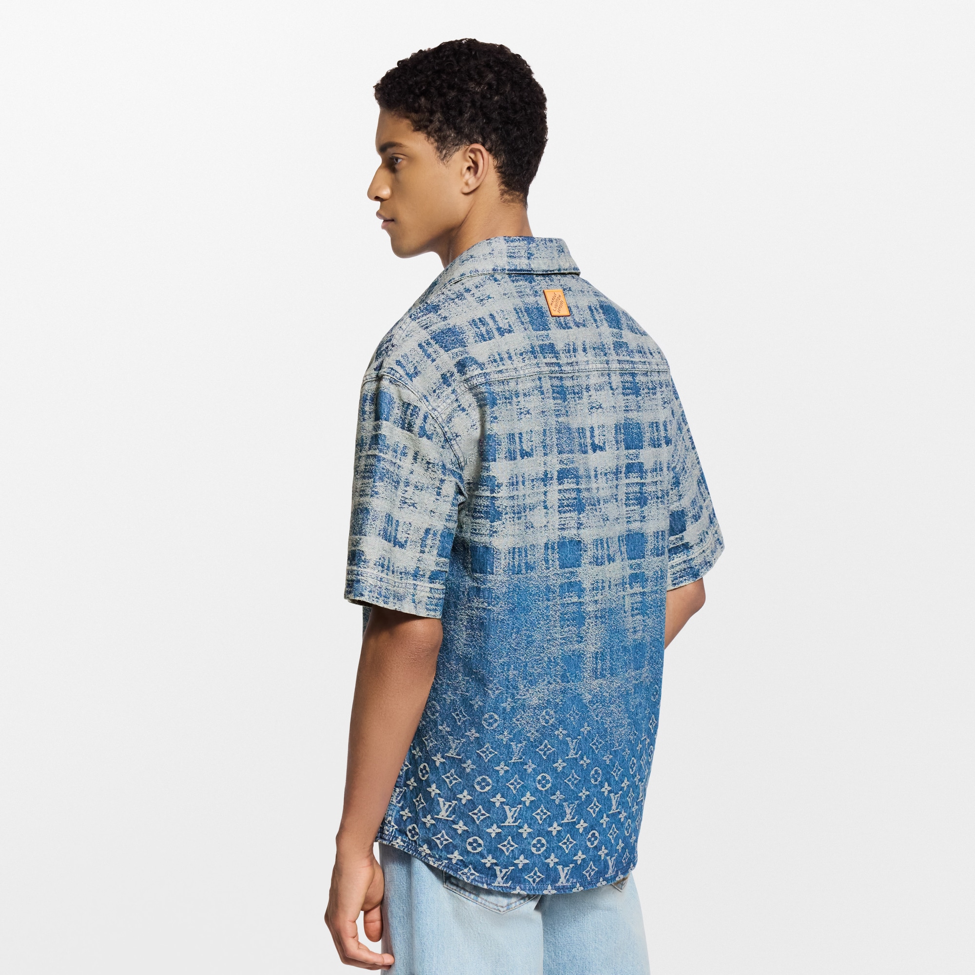 Denim Short-Sleeved Shirt - Men - Ready-to-Wear | LOUIS VUITTON ®